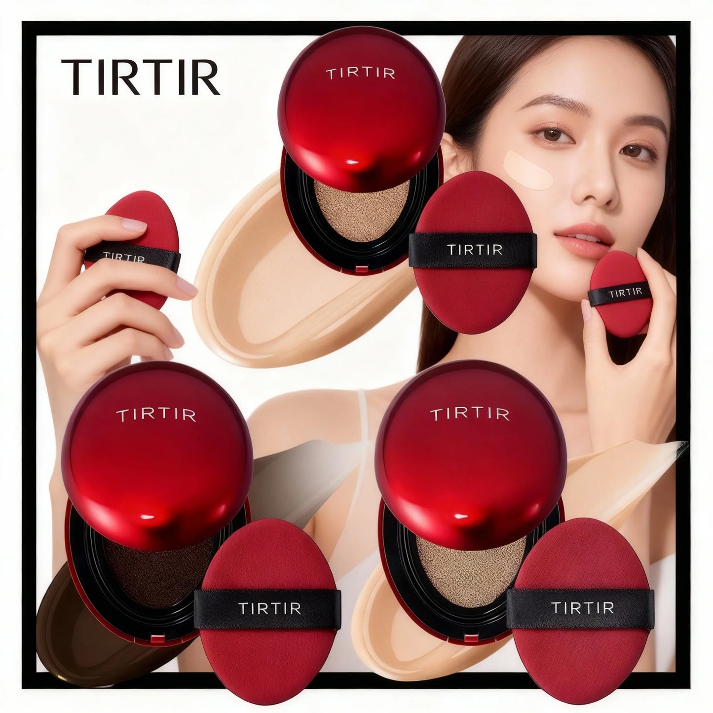 NUEVO Para TIRTIR Mask Fit Red Cushion Foundation Larga duración