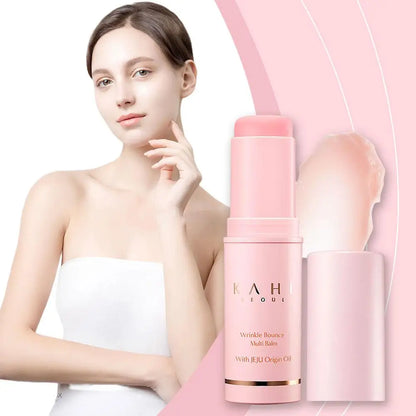 KAHI Bálsamo Multiusos Hidratante Antiarrugas en Barra Crema Facial con Colágeno Cosméticos Coreanos