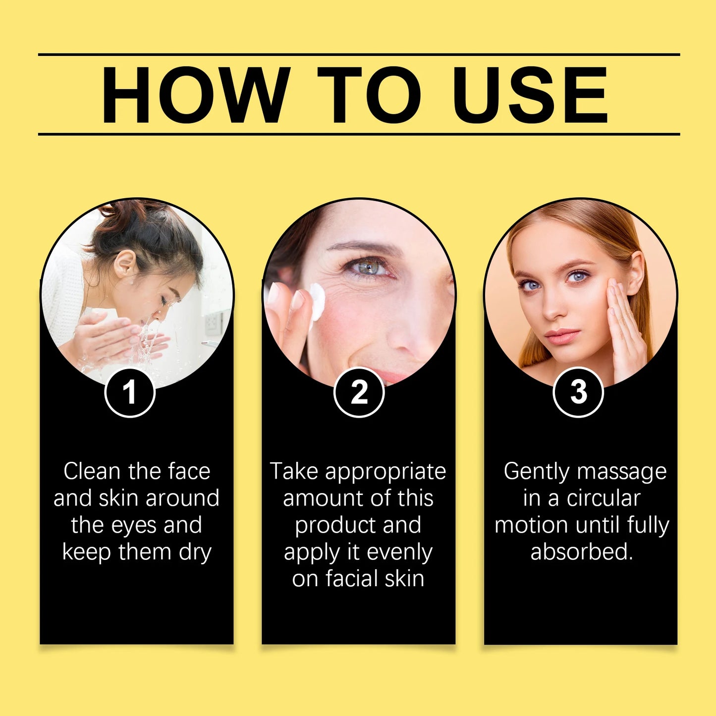 Esencia/Limpiador/Crema hidratante, suavizante y nutritiva de la cosmética coreana para el rostro y el contorno de ojos.