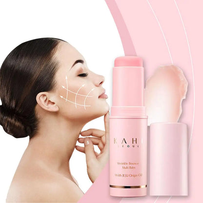 KAHI Bálsamo Multiusos Hidratante Antiarrugas en Barra Crema Facial con Colágeno Cosméticos Coreanos