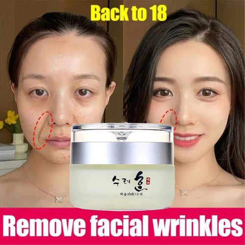Crema facial reafirmante antiarrugas con colágeno de 50 g. Hidratación profunda, atenúa las líneas de expresión, efecto lifting, antienvejecimiento y blanqueador. Crema coreana para el cuidado de la piel.